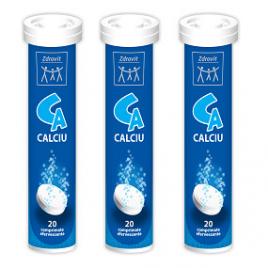 Calciu 20cpr efervescente