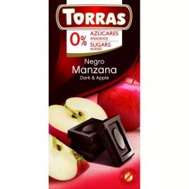 Ciocolata neagra+mere 75gr