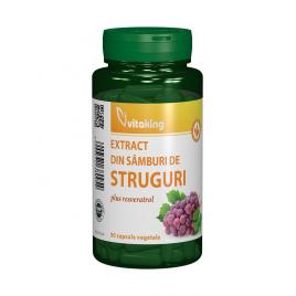 Extract samb. struguri cu resveratrol 90cps vegetale