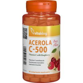 Vitamina c cu acerola 40cpr masticabile