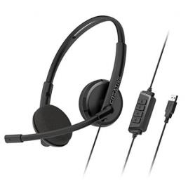 Creative hs-220 office headset w/noise-cancelling mic , usb