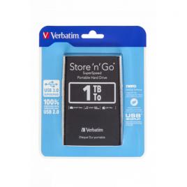 Hard disk portabil verbatim store 'n' go 1tb, usb 3.0, 2.5inch ,black