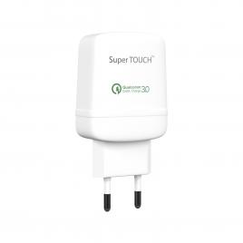 Încărcător Qualcomm Quick Charger 3.0 Super TOUCH alb