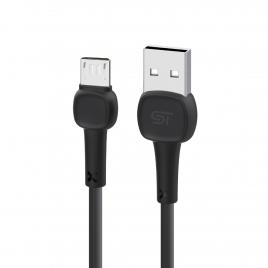 Cablu Micro USB cu încărcare rapidă Super TOUCH negru