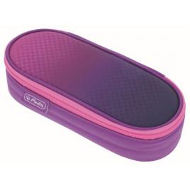 Penar tip etui dip dye, culoare mov/roz