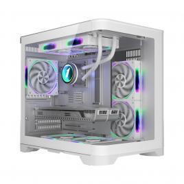 Carcasa 1stplayer gaming uv5 white