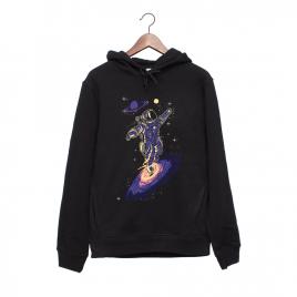 Hanorac personalizat negru unisex black hole