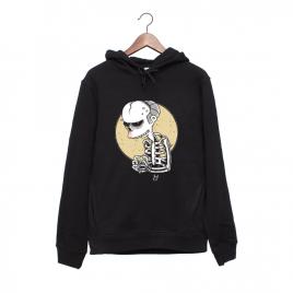Hanorac personalizat negru unisex death of grandfather
