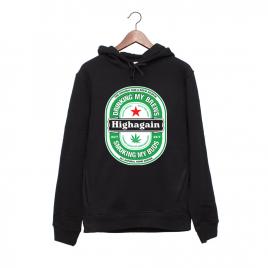 Hanorac personalizat negru unisex highagain