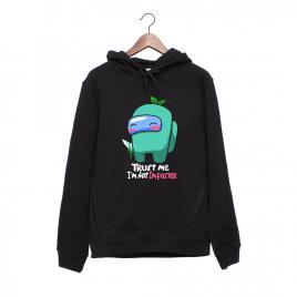 Hanorac personalizat negru unisex trust me