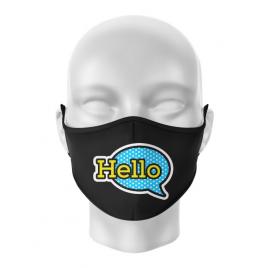 Masca de gura personalizata hello