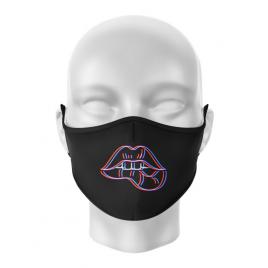 Masca de gura personalizata neon lips