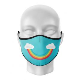 Masca de gura personalizata rainbow smile