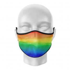 Masca de gura personalizata rainbow