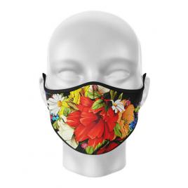 Masca de gura personalizata red flower