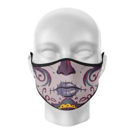 Masca de gura personalizata santa muerte