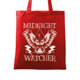 Sacosa din panza midnight watcher rosu