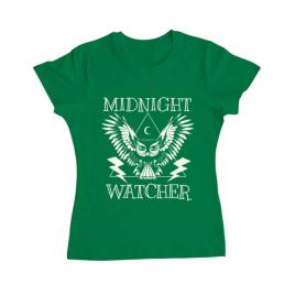 Tricou adler dama midnight watcher verde mediu