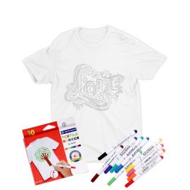 Tricou de colorat love