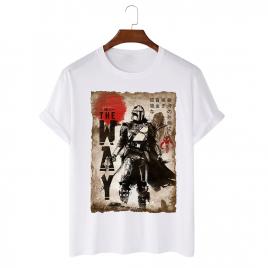 Tricou personalizat alb unisex the way painting