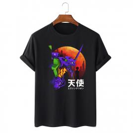 Tricou personalizat negru unisex evangelion