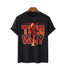 Tricou personalizat negru unisex this is the way