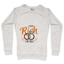 Bluza burlacite adler if you are rich migdala melanj