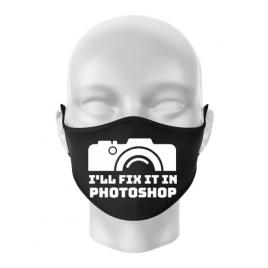 Masca personalizata reutilizabila i’ll fix it negru