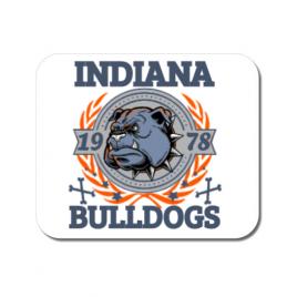 Mousepad personalizat indiana bulldogs alb