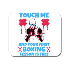 Mousepad personalizat touch me alb