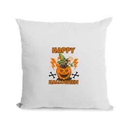 Perna personalizata halloween pug alb