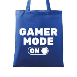 Sacosa din panza gamer mode on albastru regal