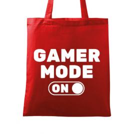 Sacosa din panza gamer mode on rosu
