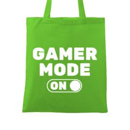 Sacosa din panza gamer mode on verde mar