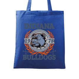 Sacosa din panza indiana bulldogs albastru regal