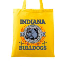 Sacosa din panza indiana bulldogs galben