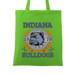 Sacosa din panza indiana bulldogs verde mar