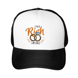 Sapca personalizata burlacite if you are rich alb
