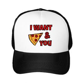 Sapca personalizata i want you alb