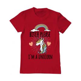 Tricou adler barbat bitch please rosu