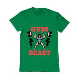 Tricou adler barbat gym beast verde mediu