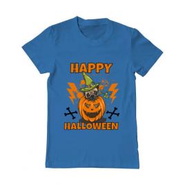 Tricou adler barbat halloween pug albastru azuriu