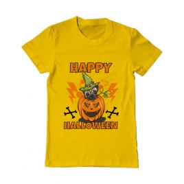 Tricou adler barbat halloween pug galben