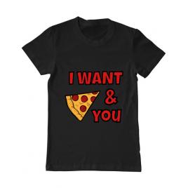 Tricou adler barbat i want you negru
