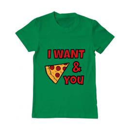 Tricou adler barbat i want you verde mediu