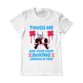 Tricou adler barbat touch me alb