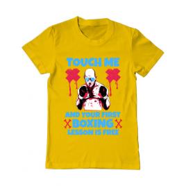 Tricou adler barbat touch me galben
