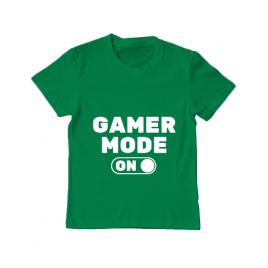 Tricou adler copil gamer mode on verde mediu