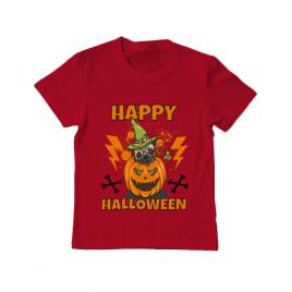 Tricou adler copil halloween pug rosu
