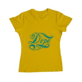 Tricou adler dama dope galben